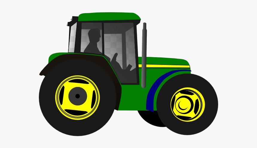 John Deere Gator Deer Clipart Tractor Images Transparent - Green Tractor Clipart, HD Png Download, Free Download