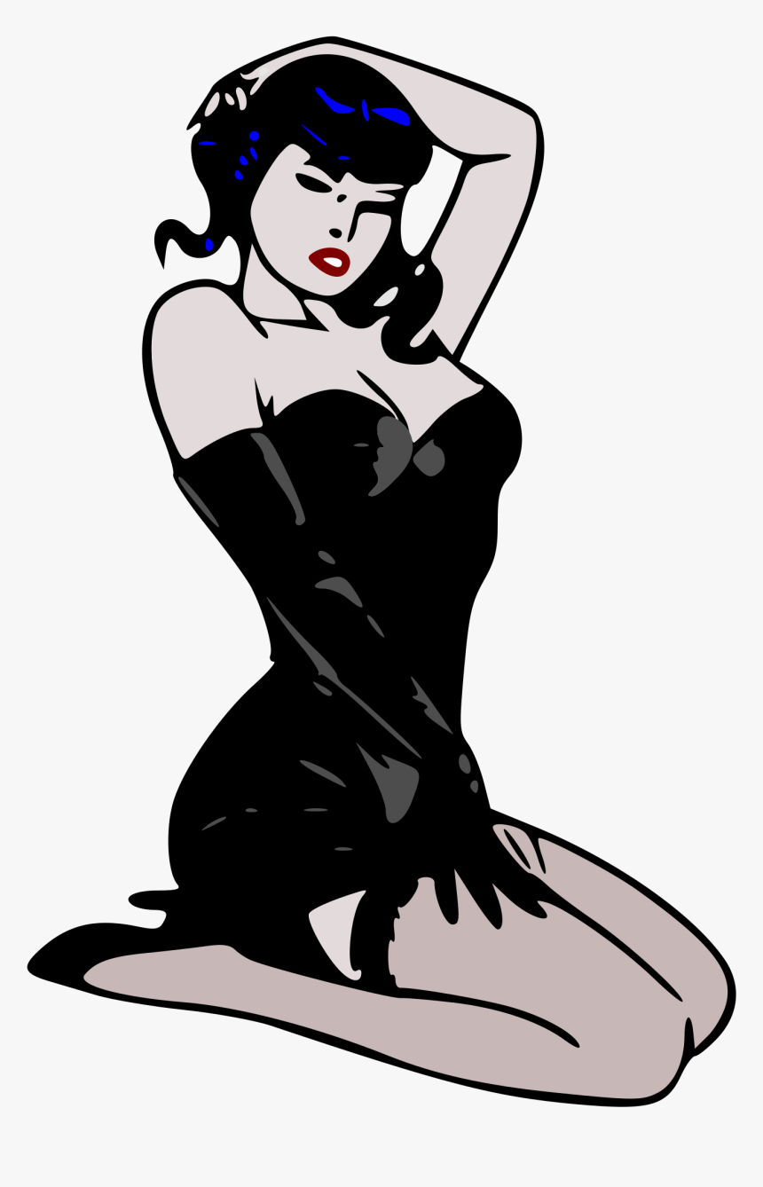 pinup girl clipart