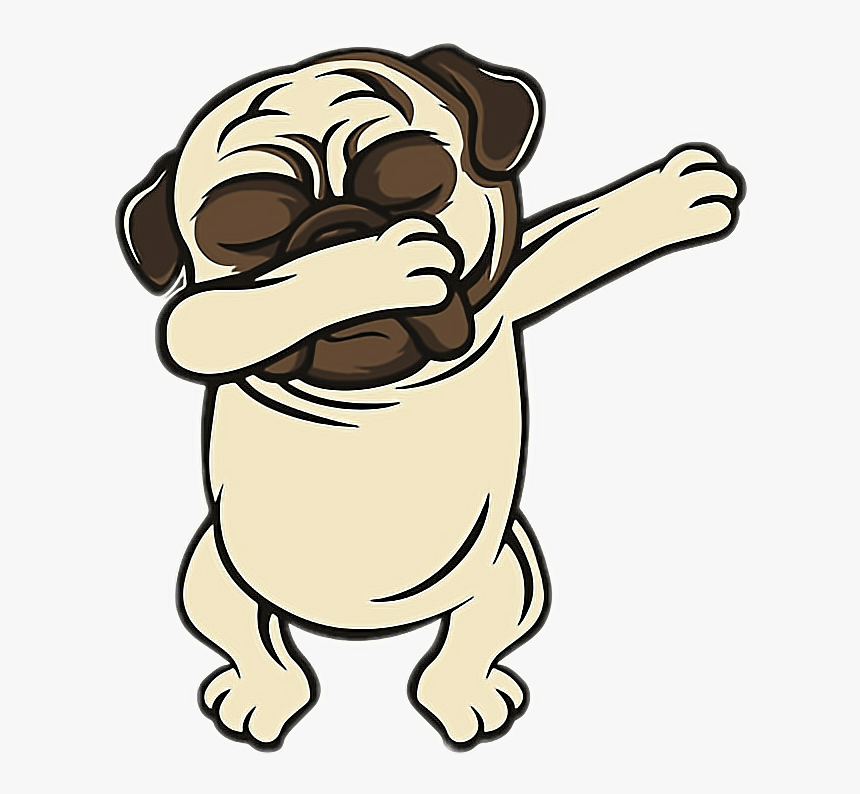 Transparent Pug Vector Png - Cartoon Dancing Dog Png, Png Download, Free Download