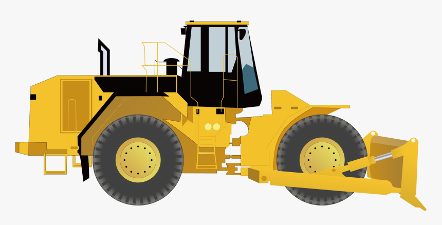 Tractor Clipart Construction - Heavy Equipment, HD Png Download, Free Download