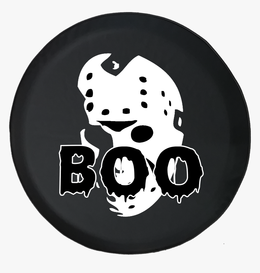 Boo Jason Scary Mask Halloween Spooky Haunted Horror - Jason Mask Decal, HD Png Download, Free Download