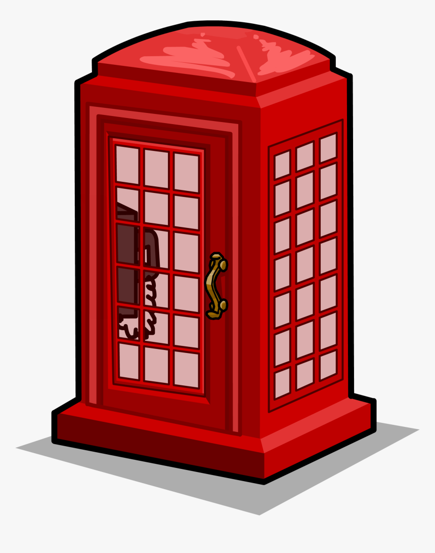 Telephone Booth Png - Telephone Booth Line Art, Transparent Png, Free Download
