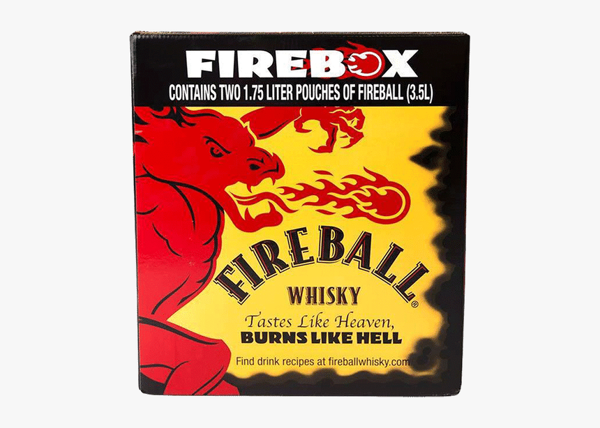 Fireball Cinnamon Whisky Firebox - Firebox Fireball, HD Png Download, Free Download
