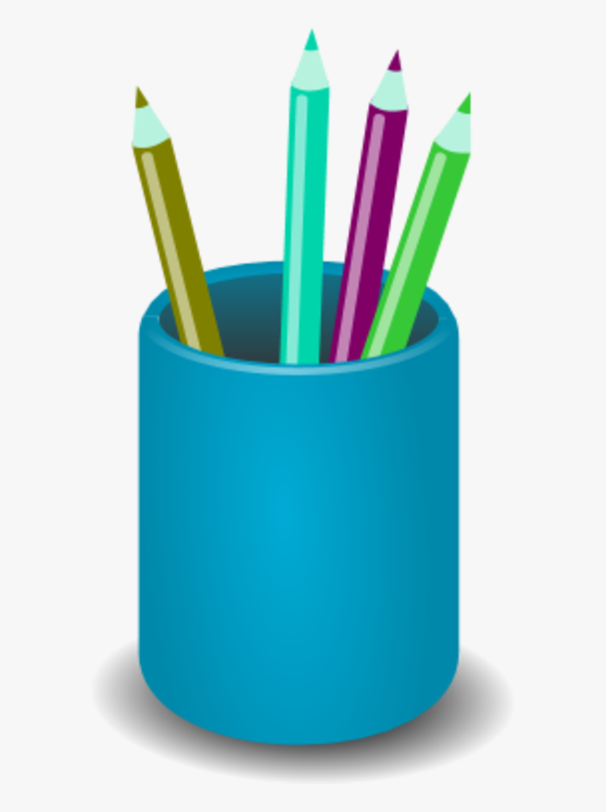 Transparent Pens Clipart - Pencil Cup Clip Art, HD Png Download, Free Download