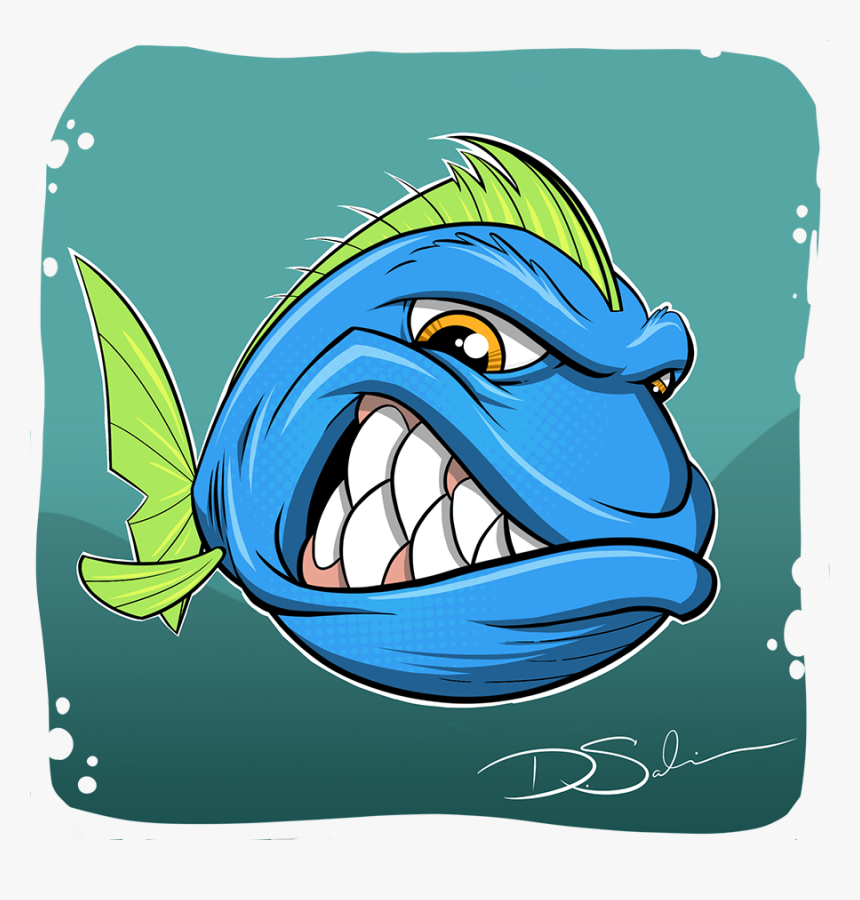 Transparent Big Fish Png - Cartoon, Png Download, Free Download