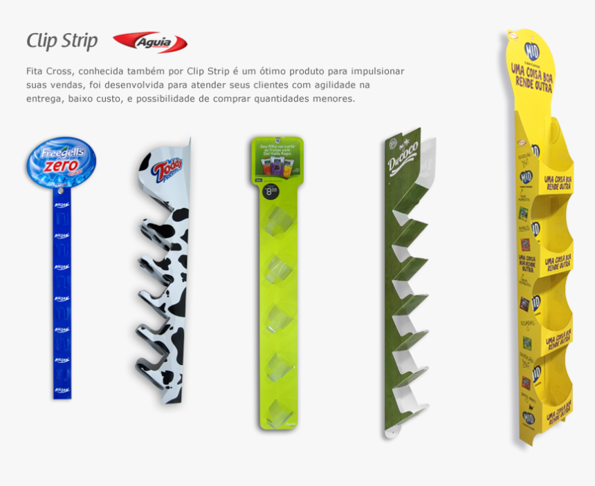 Strip Aguia Promocional - Cross Merchandising Display, HD Png Download, Free Download
