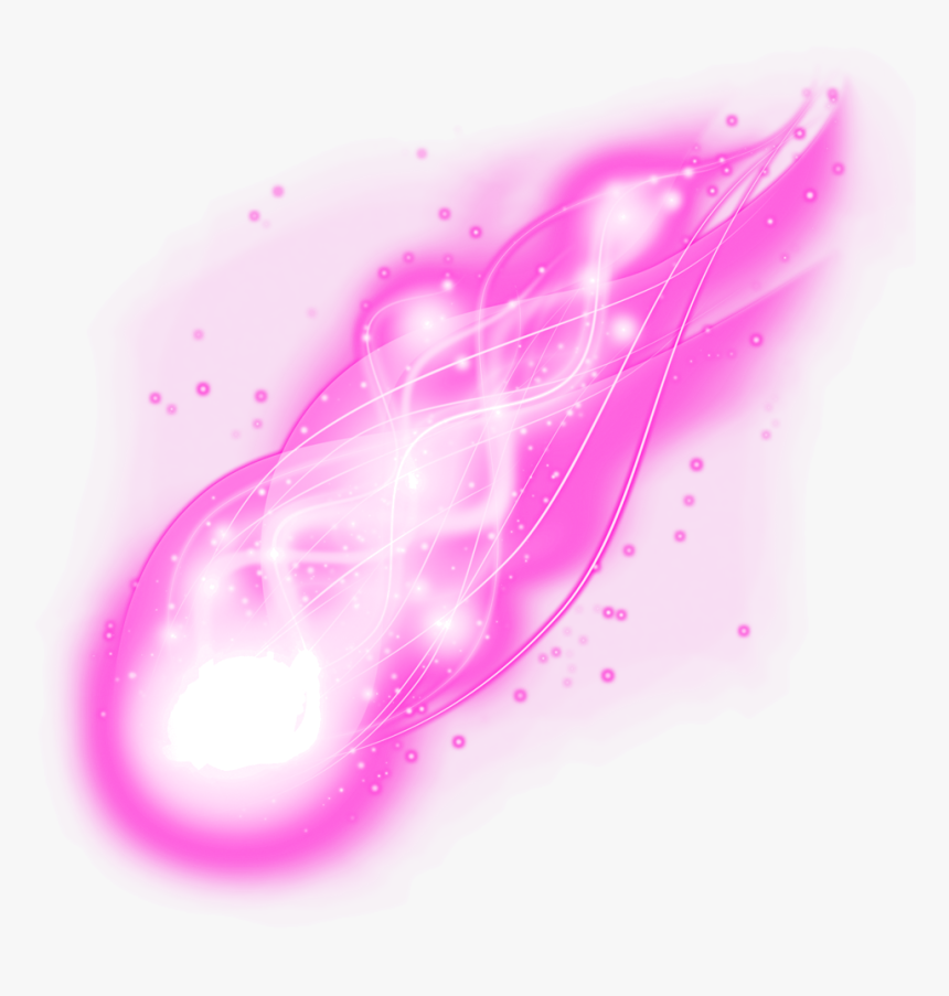 #fireball #pink #shootingstar #fire #star #galaxy - Efeitos De Magia Png, Transparent Png, Free Download