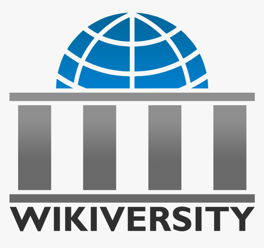 Wikiversity Logo Blue Silver - Wikiversity Logo, HD Png Download, Free Download