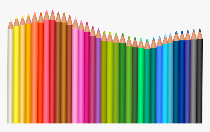 Transparent Pencils Png Vector - Lapis De Cor Png, Png Download, Free Download