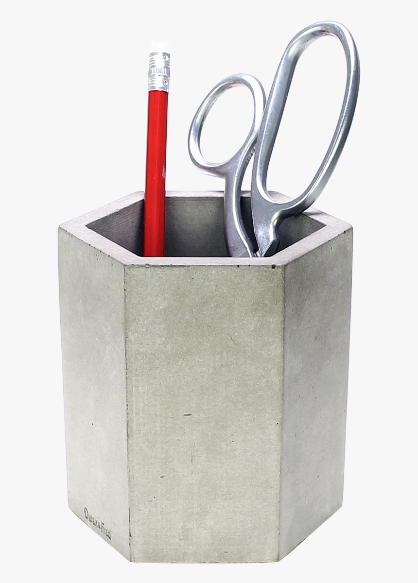 Hex Concrete Pen Holder-0 - Concrete Pen Holder, HD Png Download, Free Download