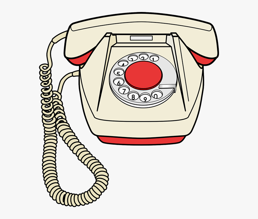 Transparent Old Phone Png - Old Phone Coloring Page, Png Download, Free Download