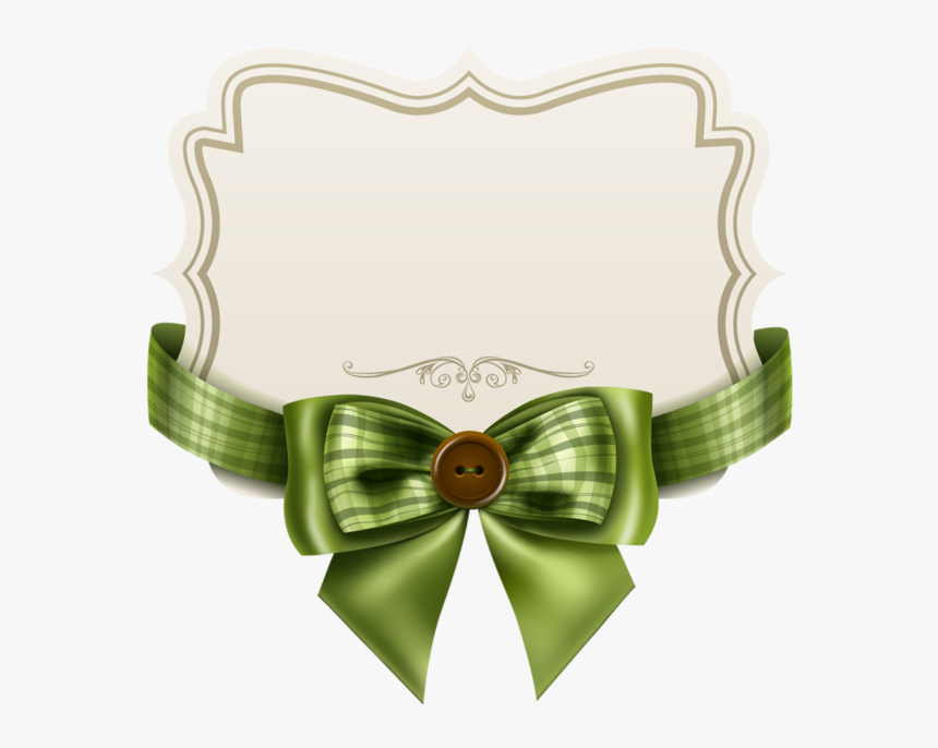 Green Ribbon Banner Png -green Ribbon, Ribbon Bows, - Ribbon Bow Free Vector Art, Transparent Png, Free Download