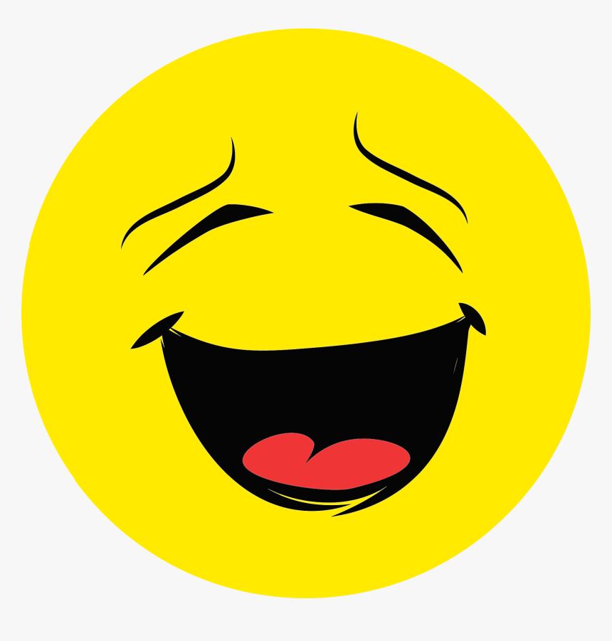 Emoción, Cara, Feliz, Riendo, Ronda, Smiley - Printable Happy Emoji Faces, HD Png Download, Free Download