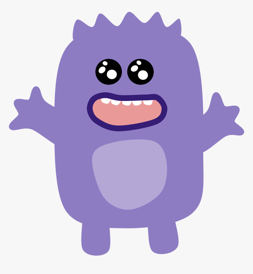Purple Big Image Png - Purple Monster Clipart, Transparent Png, Free Download