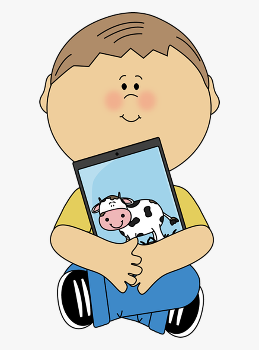 Transparent Taxes Clipart - Kids On Ipad Clipart, HD Png Download, Free Download