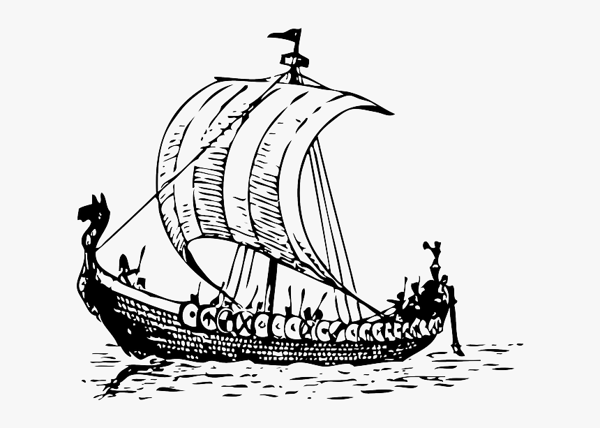 Old-32253 640 - Viking Ship Clip Art, HD Png Download, Free Download