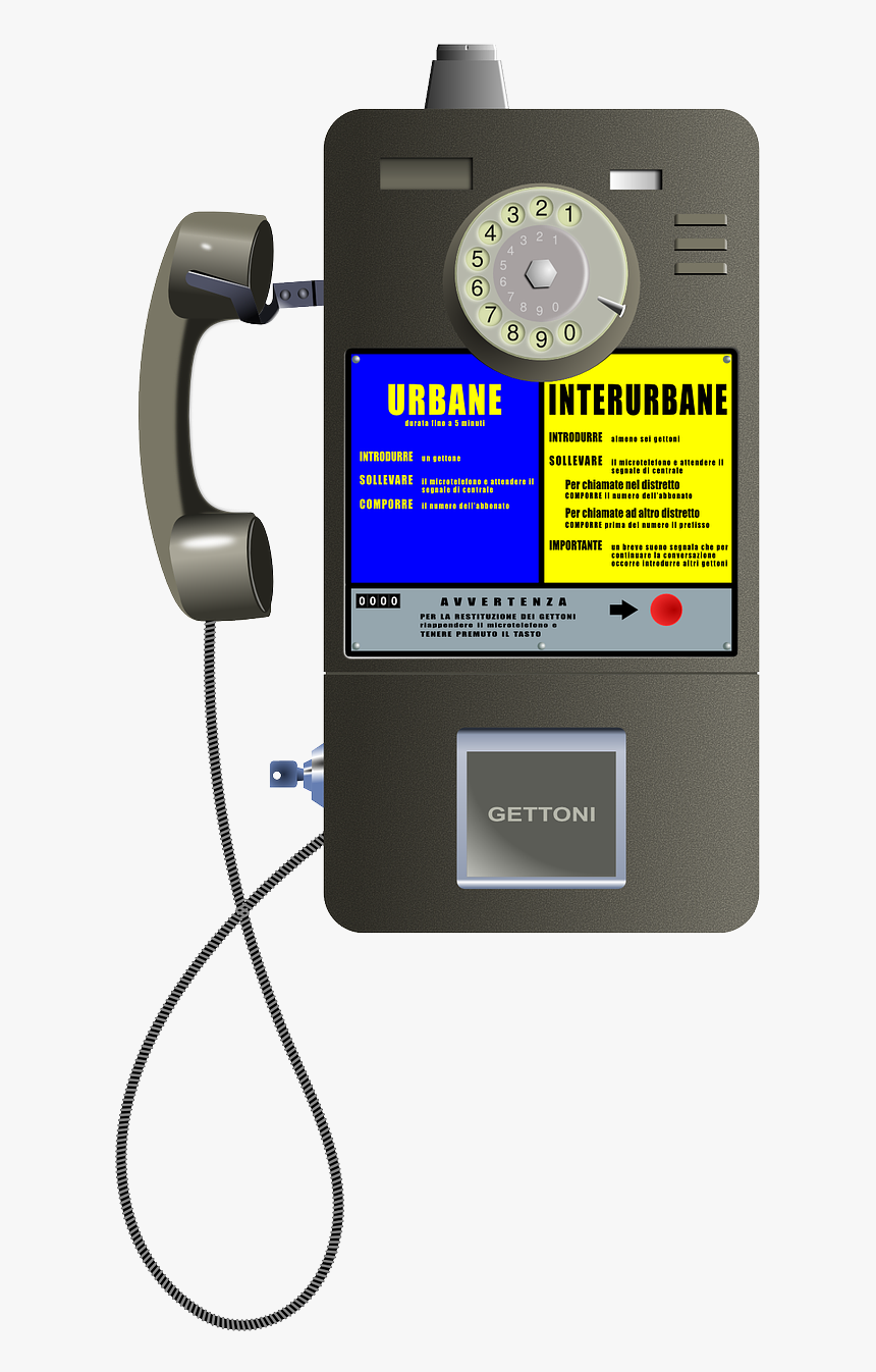 Public Telephone Clipart , Png Download - Pay Phone Free Clip Art, Transparent Png, Free Download