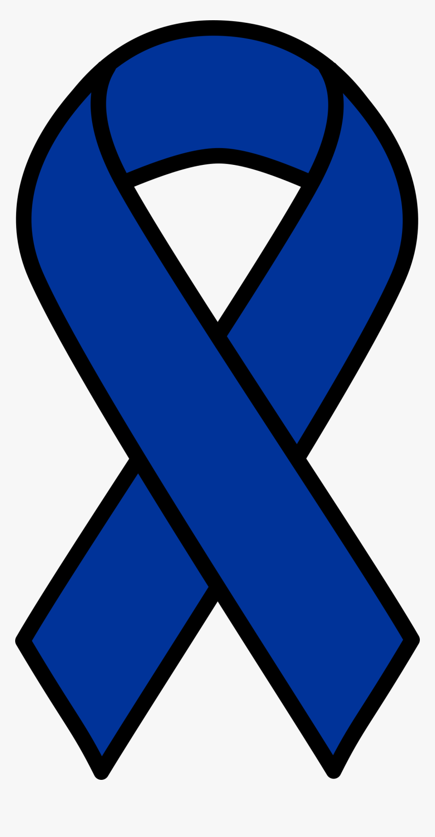 Ribbon Clipart Sign Colon Cancer Ribbon Pdf- - Transparent Colon Cancer Ribbon, HD Png Download, Free Download