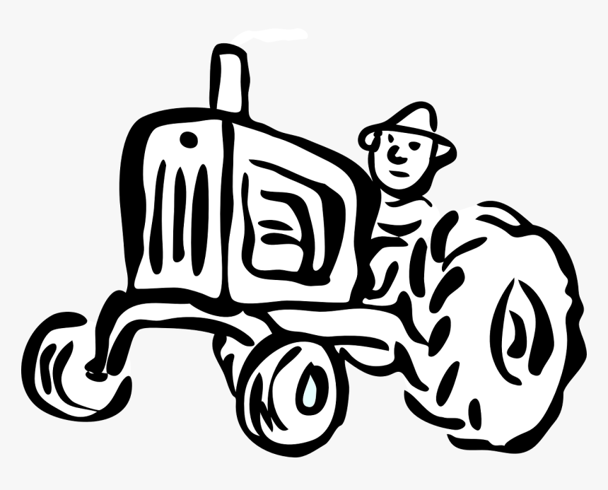 Tractor, Agriculture, Engine, Car, Farm, Farmer - Farmer Clipart, HD Png Download, Free Download