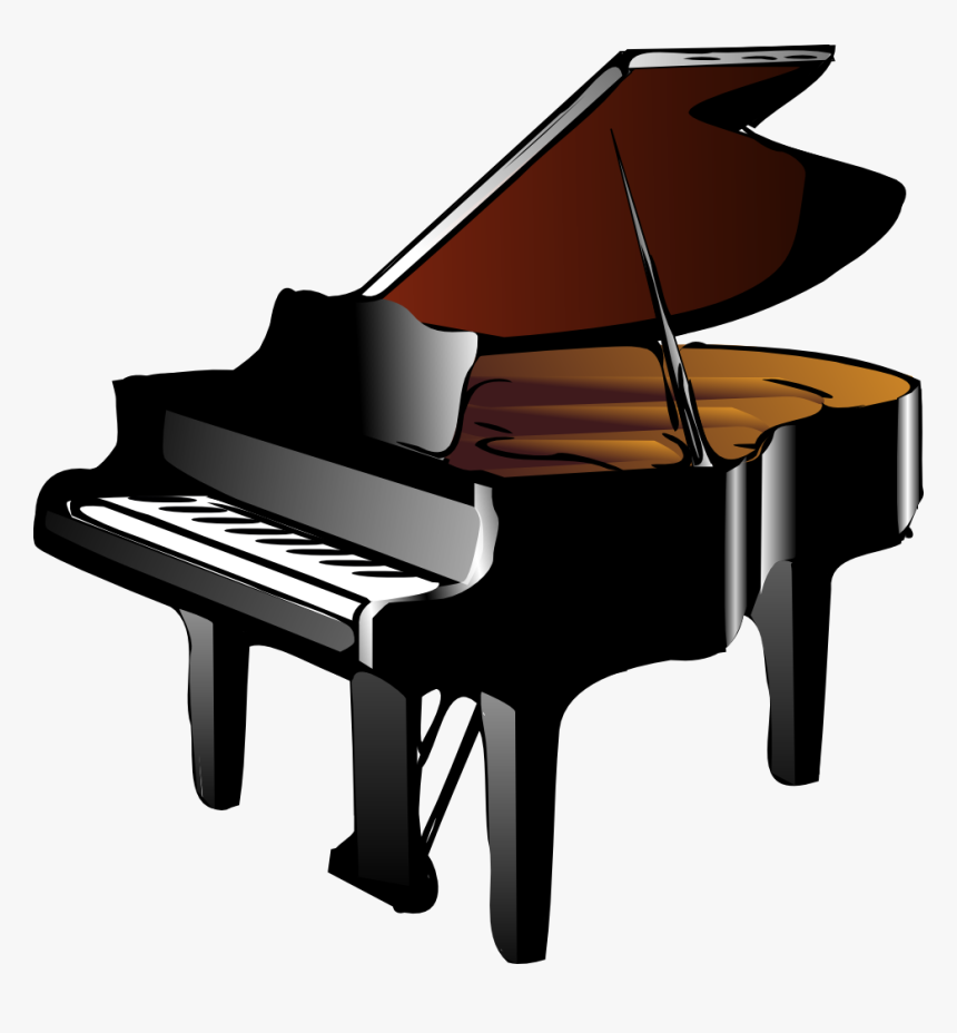 Piano, Grand Piano, Baby Grand Piano, Keyboard - Piano Clipart, HD Png Download, Free Download