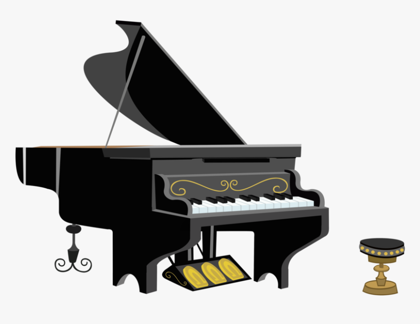 Grand Piano Musical Instruments Musical Keyboard - Piano Vector Png, Transparent Png, Free Download