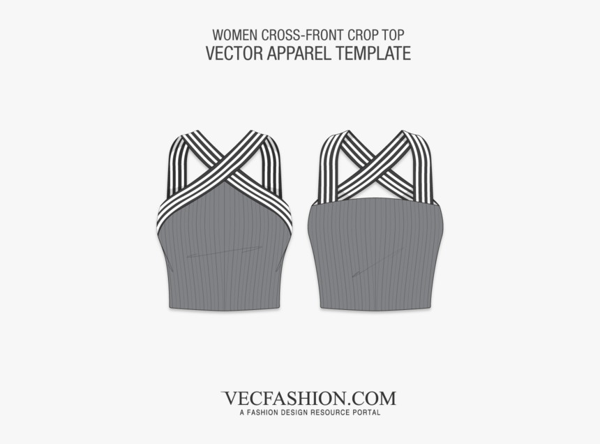 Crop Top Template Png, Transparent Png, Free Download