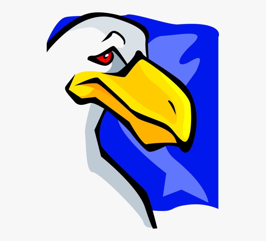 Vector Illustration Of Seabird Gull Bird Or Seagull - Seagull Cartoon, HD Png Download, Free Download