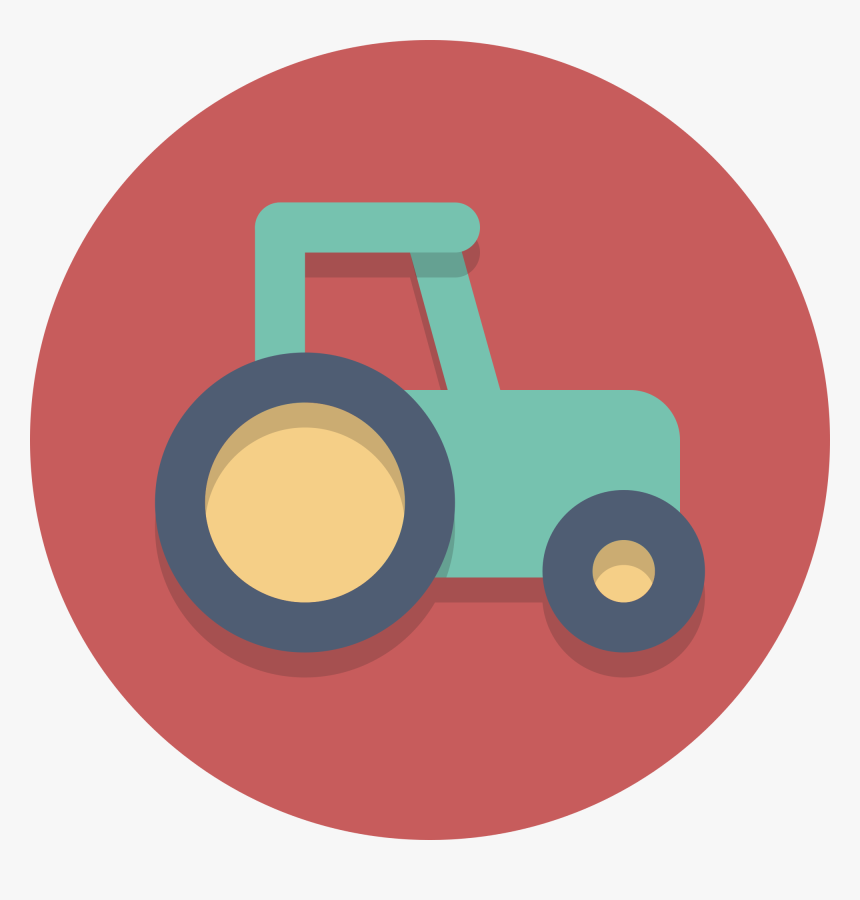 Circle Icons Tractor - Tractor Circle Icon Png, Transparent Png, Free Download