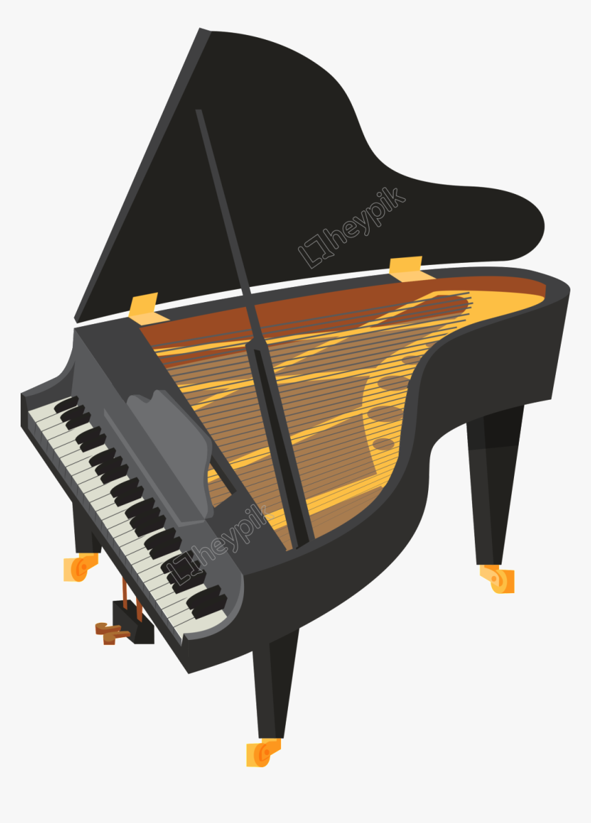 Transparent Piano Vector Png - Vector Graphics, Png Download, Free Download