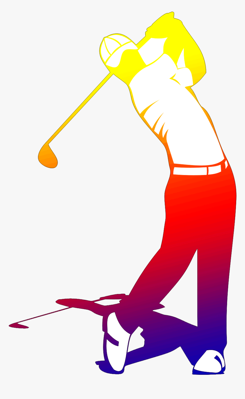 golfer swing clip art