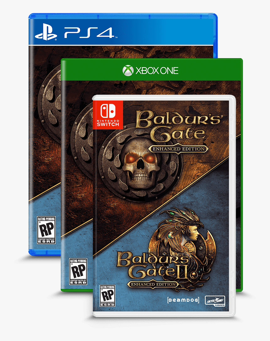 Baldur"s Gate Cover - Baldur's Gate Nintendo Switch, HD Png Download, Free Download