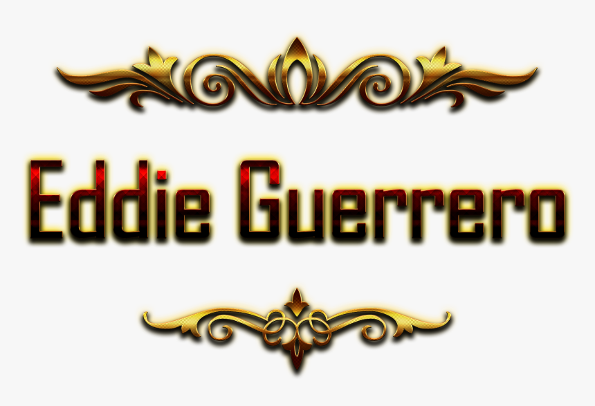 Eddie Guerrero Decorative Name Png - Friendship Day Png For Picsart, Transparent Png, Free Download