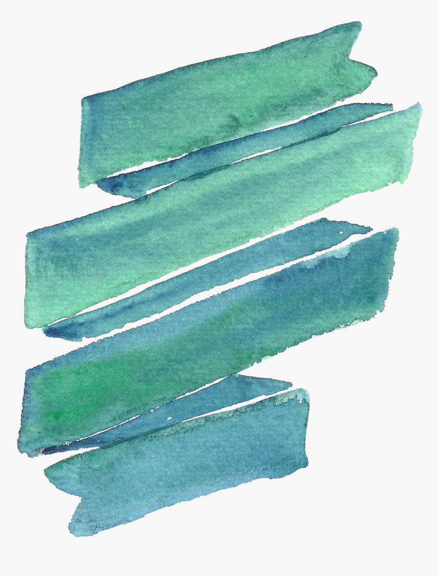 Ftestickers Ribbon Banner Tag Watercolor Blue Portable