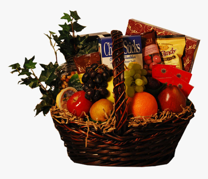 Gift Baskets Transparent Fruit , Png Download - Transparent Gift Basket Png, Png Download, Free Download