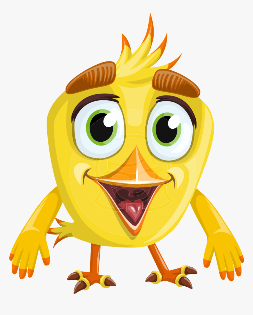 Vector Bird Cartoon Character - Animal Characters, HD Png Download, Free Download