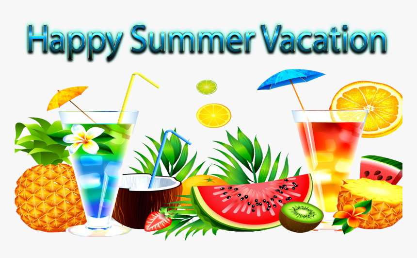 Happy Summer Vacation Png Clipart - Happy Summer Vacation Clipart, Transparent Png, Free Download