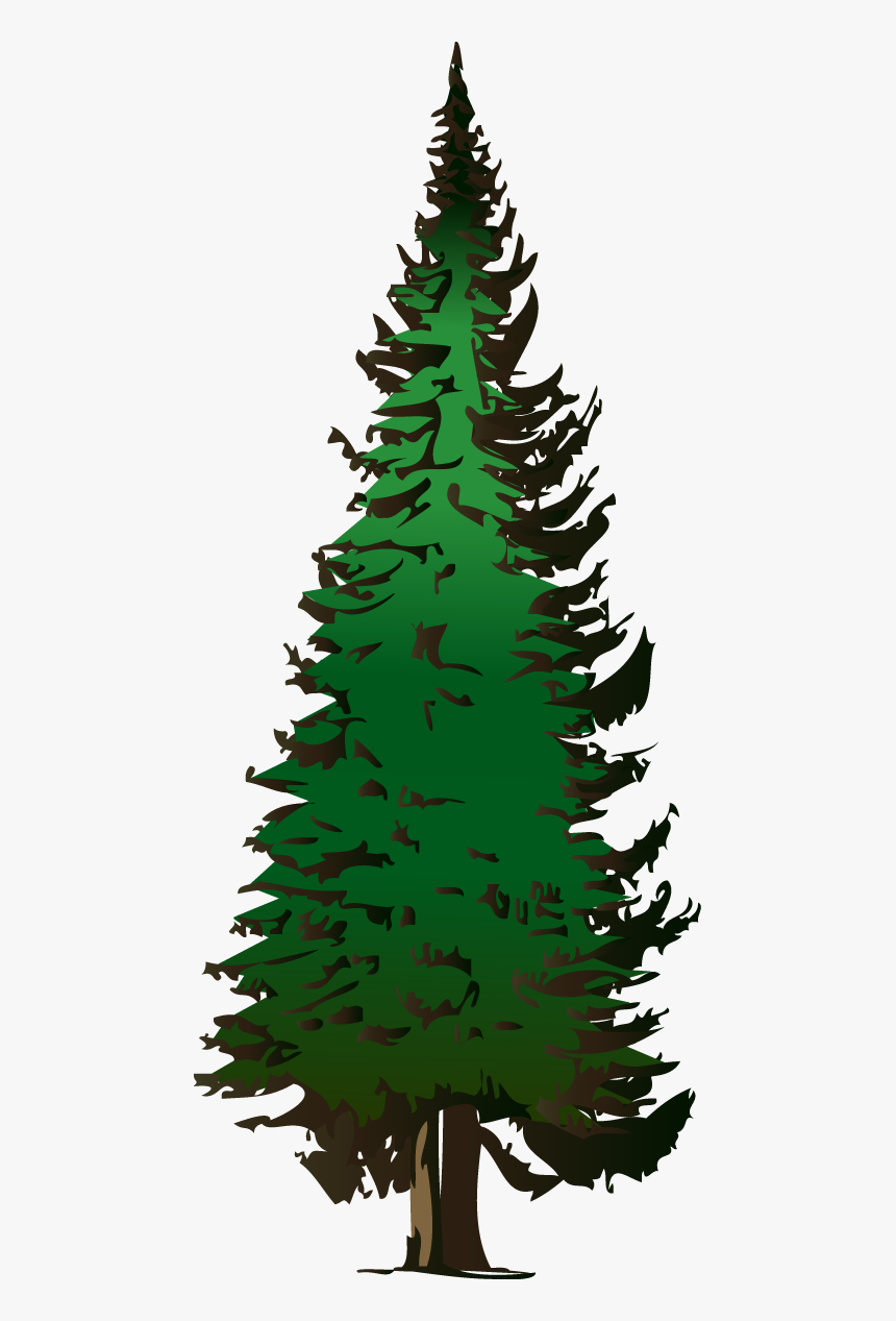 Transparent Pine Tree Clip Art Free