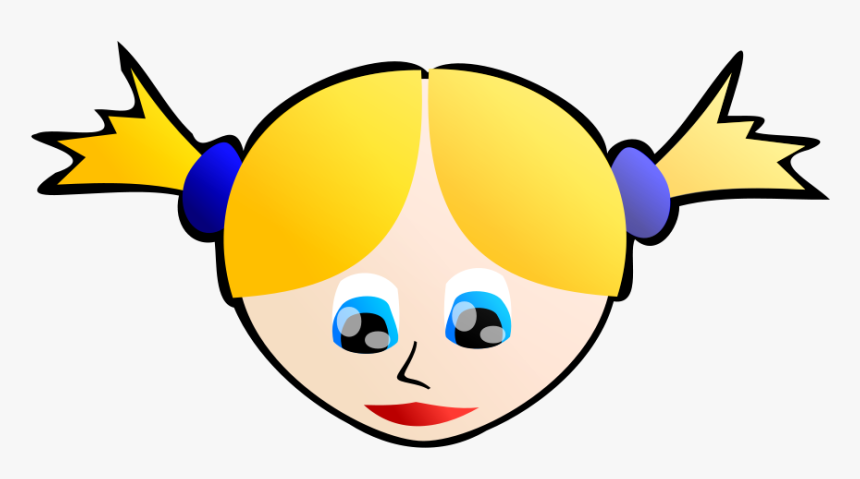 Girl Face Svg Clip Arts - Clip Art, HD Png Download, Free Download