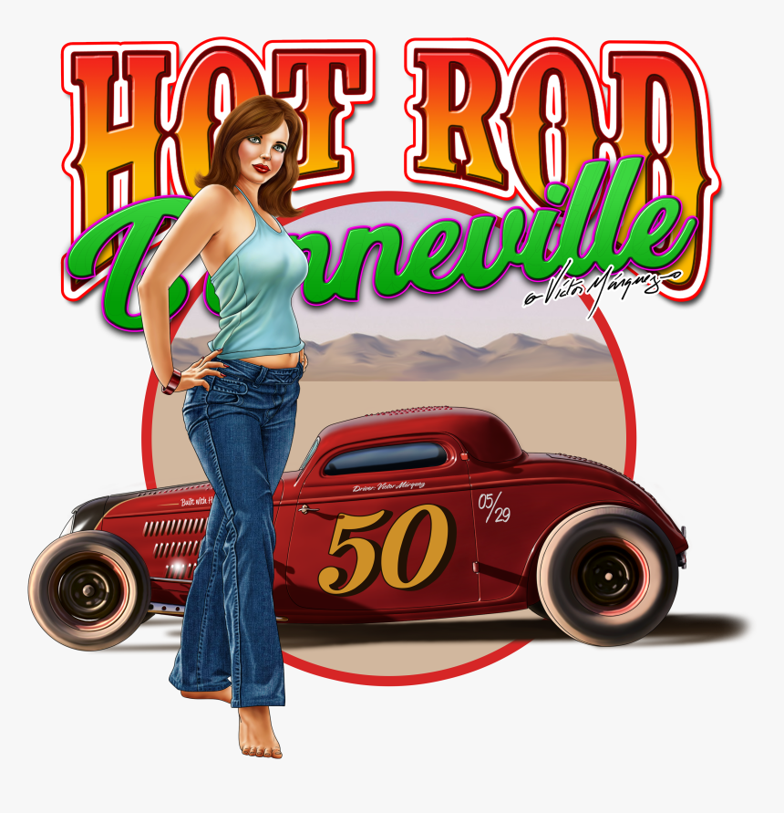 Image Of Bonneville Hot Rod - Hot Rod Rat Rod Transparent, HD Png Download, Free Download