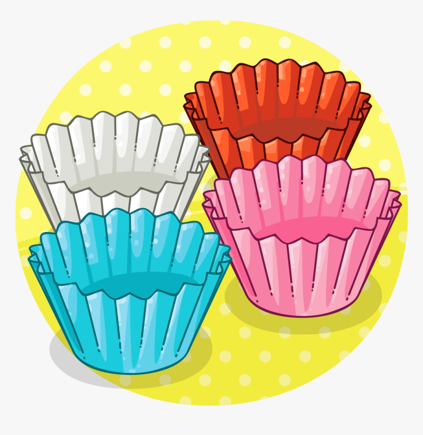 Bun Cases Clip Art - Paper Cake Cases Clipart, HD Png Download, Free Download