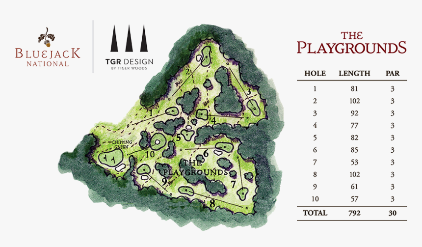 Bluejack National Site Map, HD Png Download, Free Download