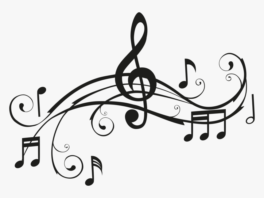 Music Clipart Black And White, HD Png Download, Free Download