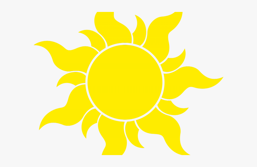 Summer Clipart Simple - Tangled Sun, HD Png Download, Free Download