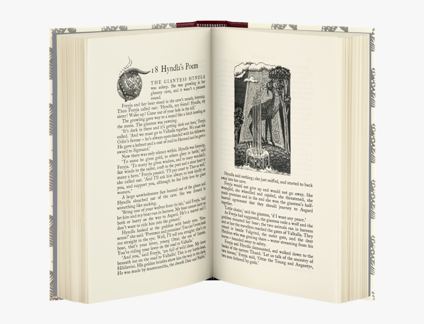 Norse Mythology Book Pages, HD Png Download, Free Download
