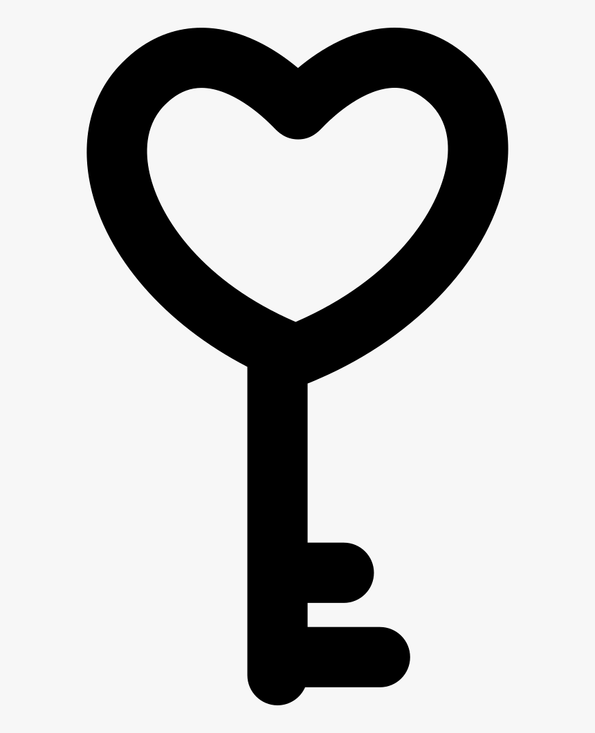 Transparent Heart Skeleton Key Clipart - Imagenes De Llaves Con Corazones Para Colorear, HD Png Download, Free Download