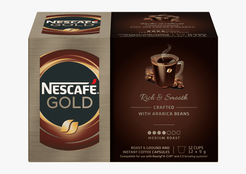 New Nescafé Gold Coffee Pods - Nescafe Gold, HD Png Download, Free Download