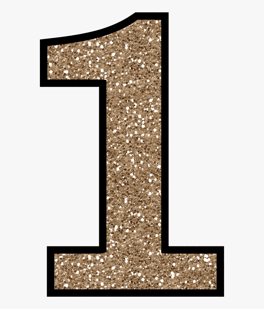Printable Glitter Numbers, HD Png Download kindpng
