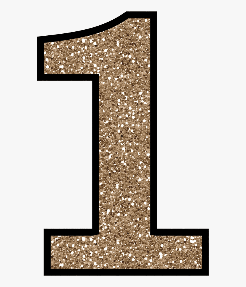 Printable Glitter Numbers, HD Png Download, Free Download