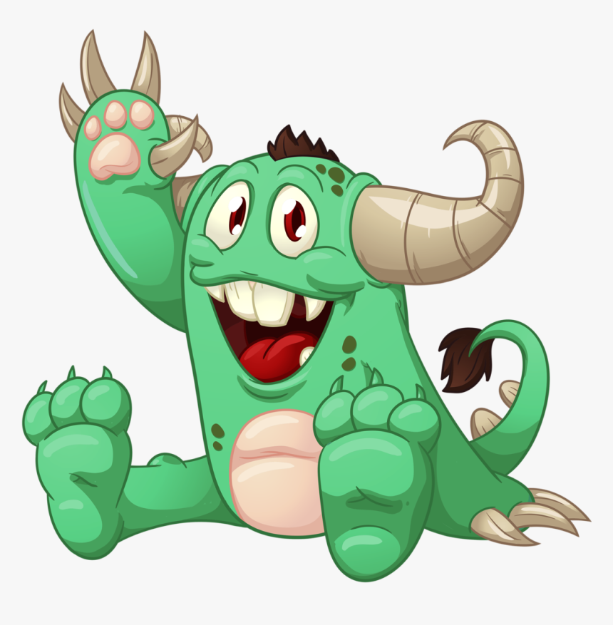 Scary Monster Cartoon Png - Cute Cartoon Monsters Clipart Cartoon Clip Art, Transparent Png, Free Download