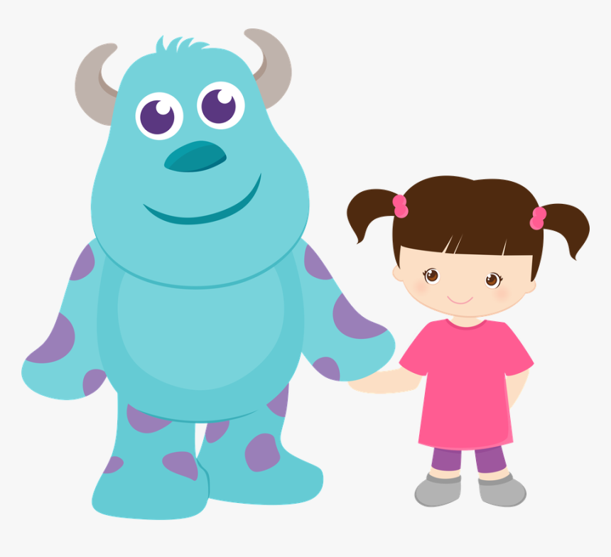 Hd Mar A Jos - Boo Monstros Sa Cute, HD Png Download, Free Download